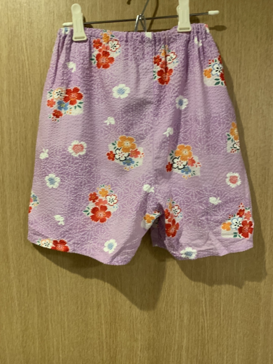 甚平 上下セット 140cmの写真4枚目