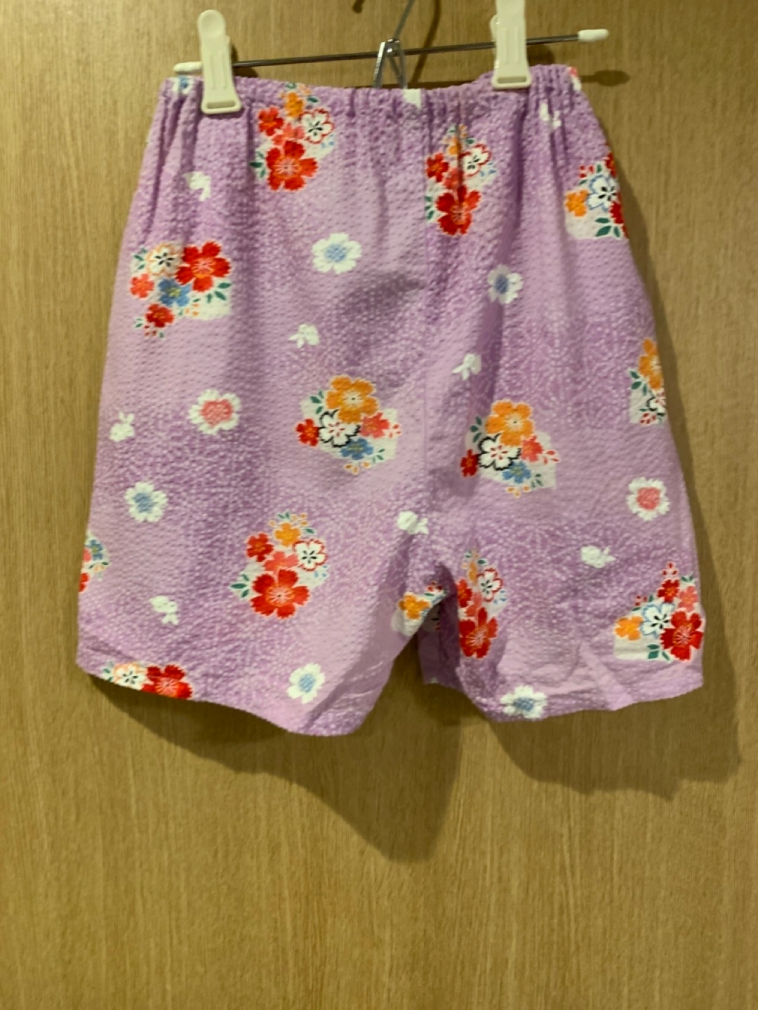 甚平 上下セット 140cmの写真4枚目