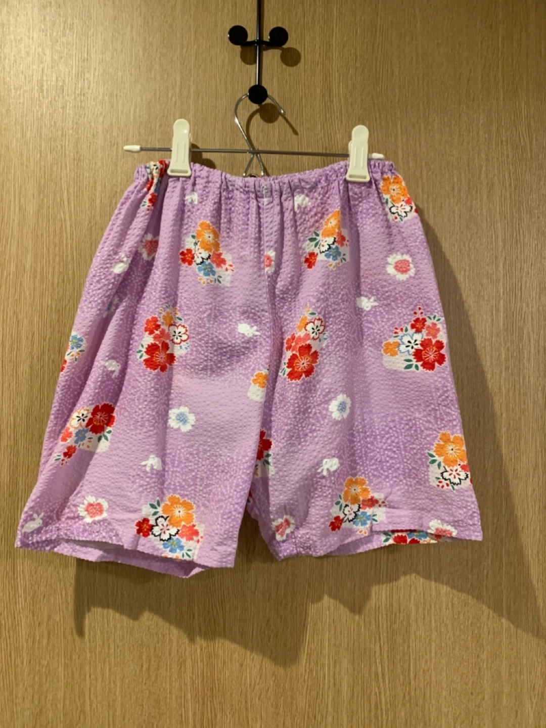 甚平 上下セット 140cmの写真3枚目