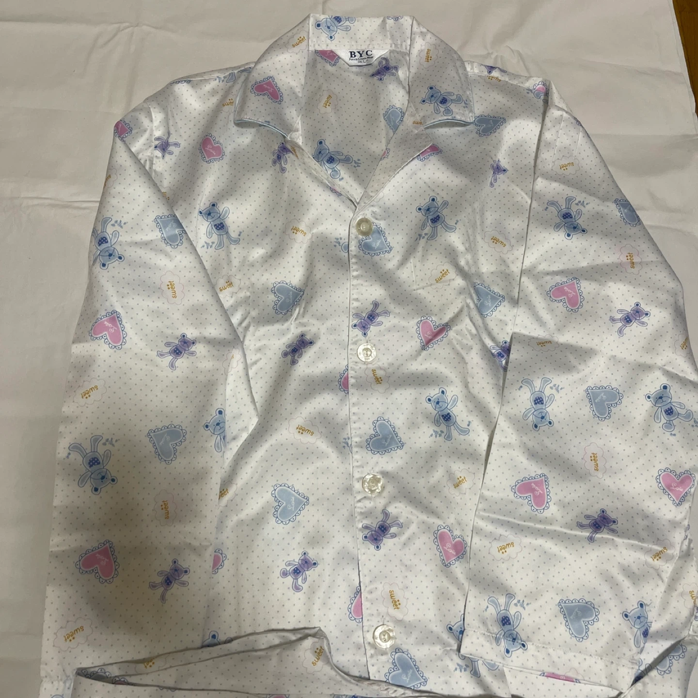 BYC パジャマ Lサイズの写真4枚目