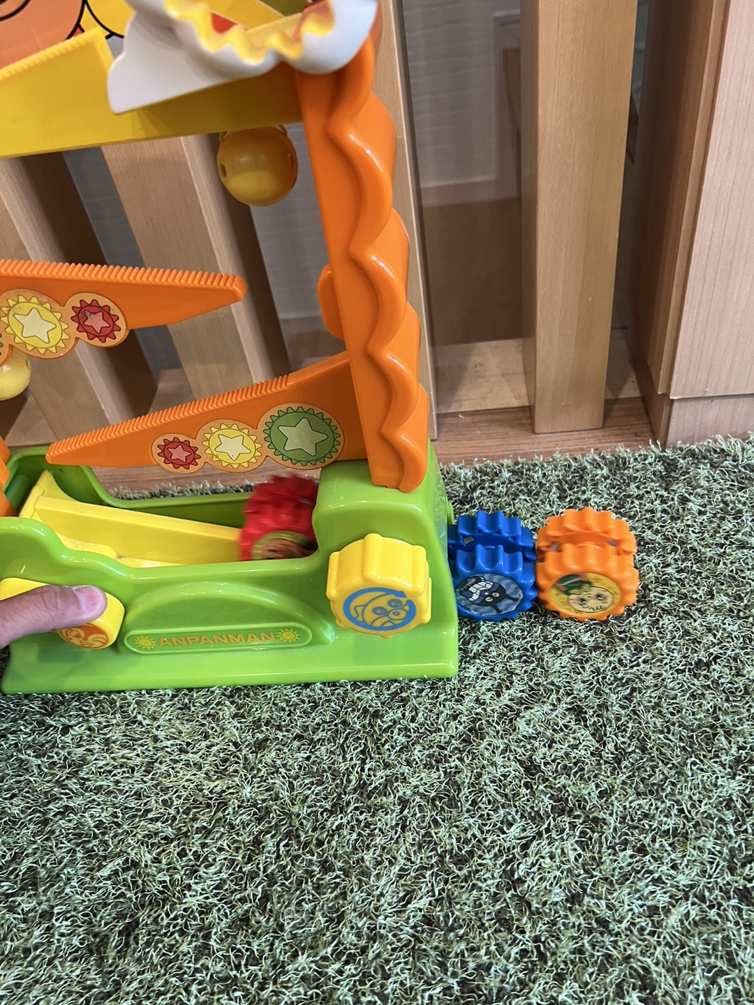 【知育玩具】アンパンマン　ジグザグスロープの写真3枚目
