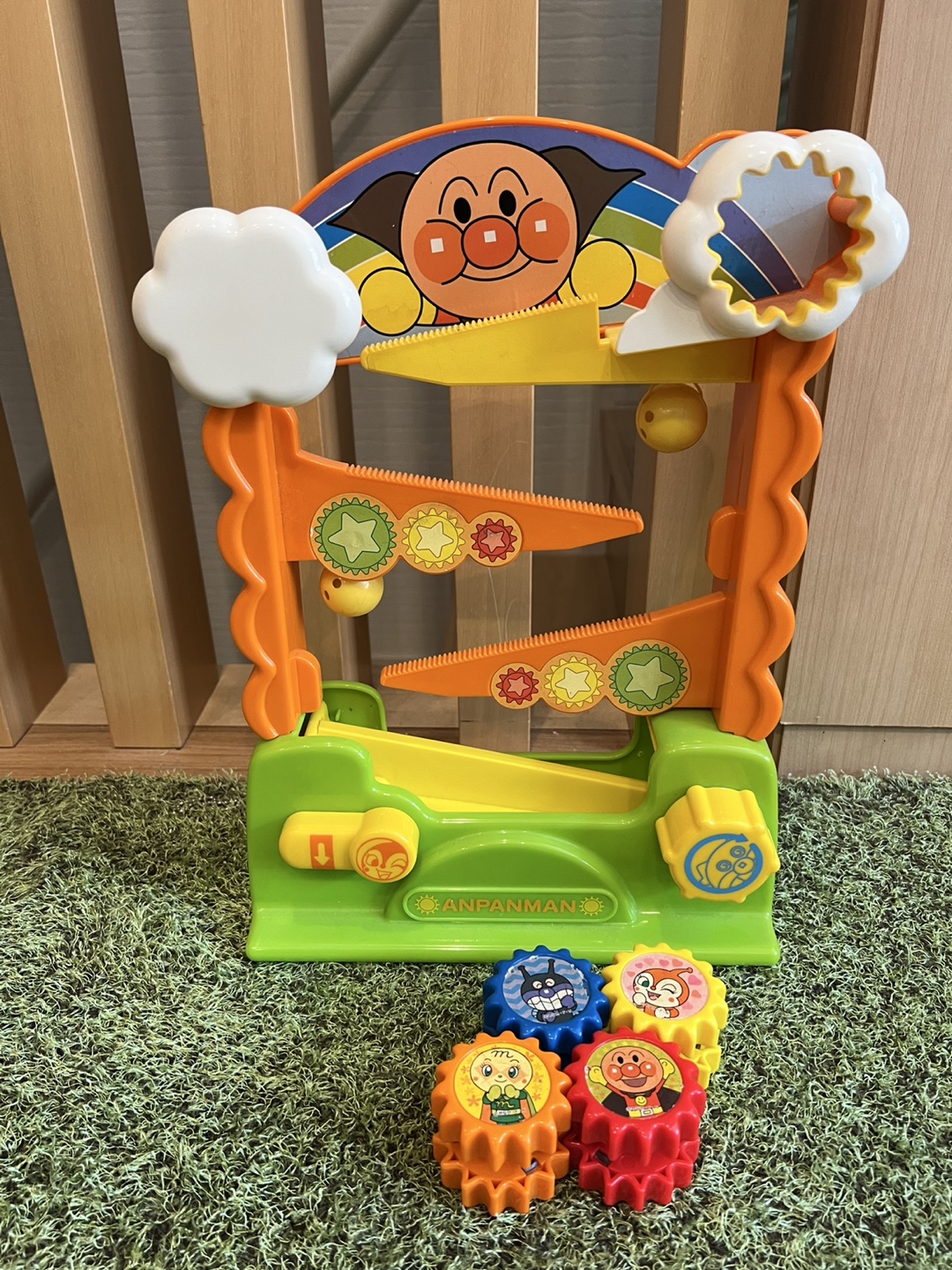 【知育玩具】アンパンマン　ジグザグスロープ