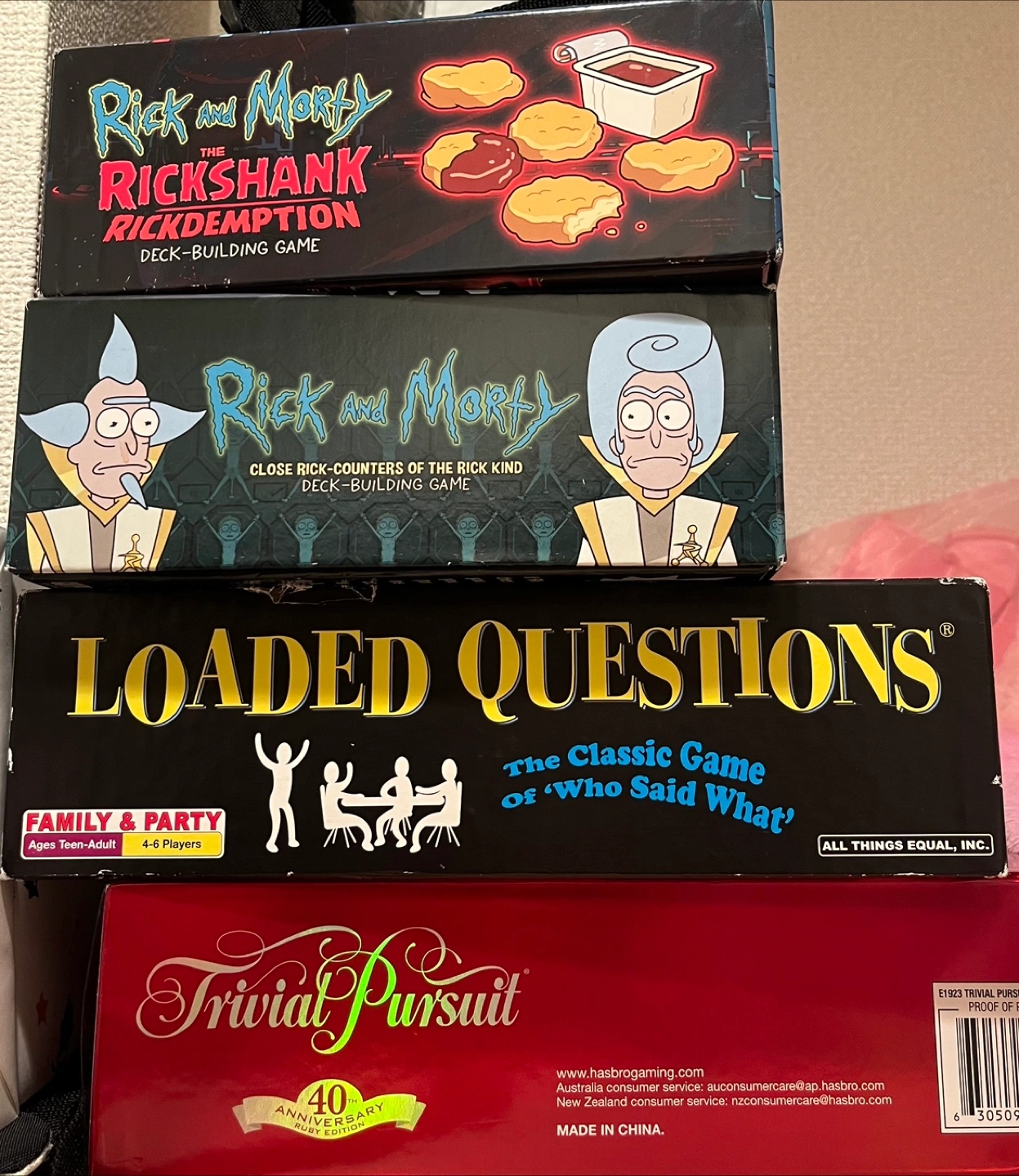 ボードゲーム4種類