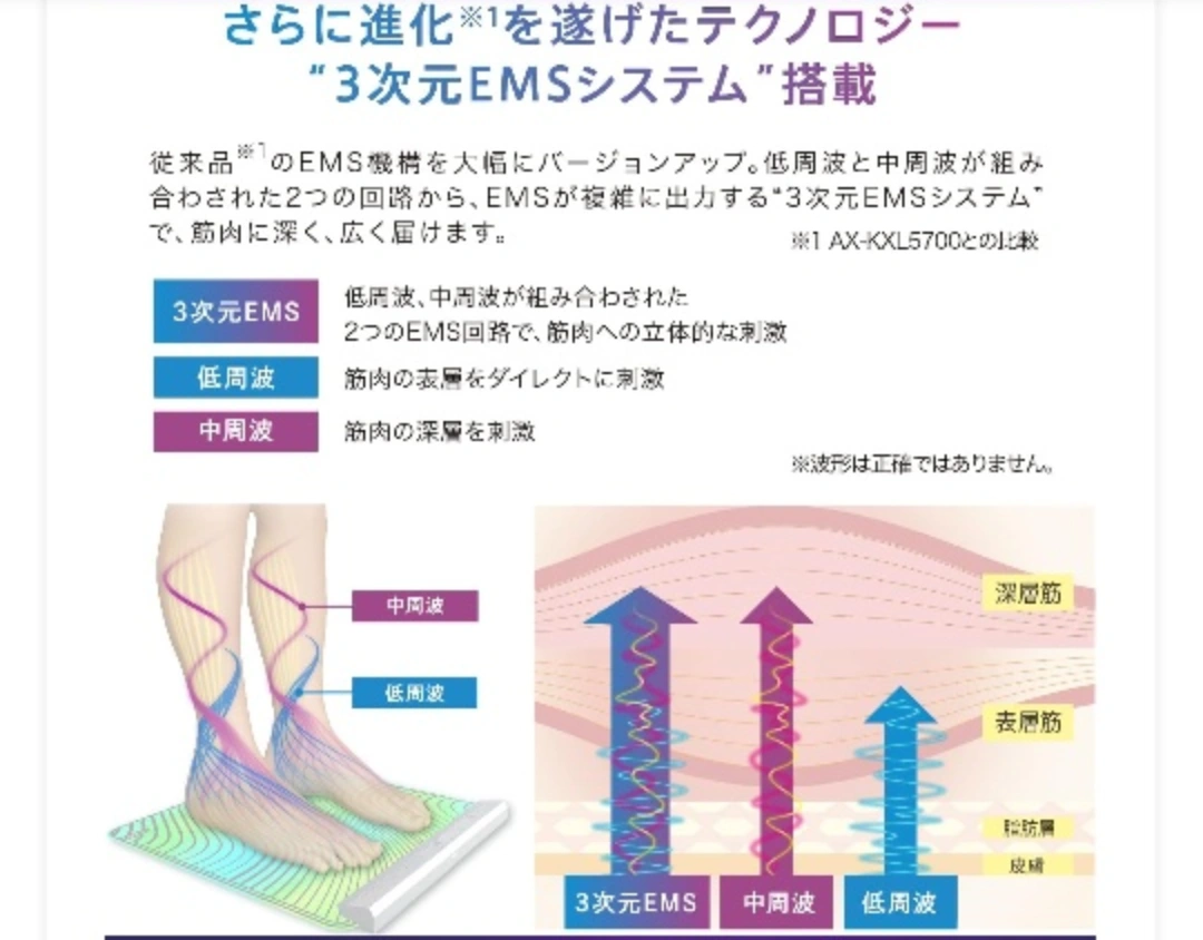 アテックス EMS エクササイズシートとEMSパワーロールセットの写真4枚目