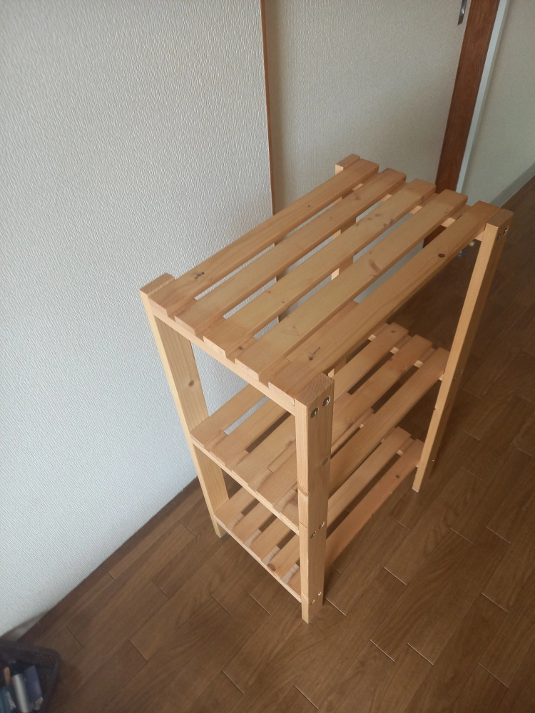 木製ラック 3段