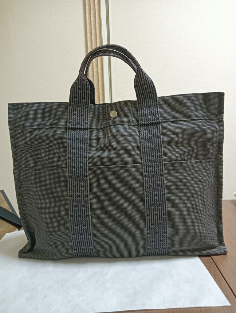 美品。HERMES　エールラインMM　トートバッグの写真5枚目
