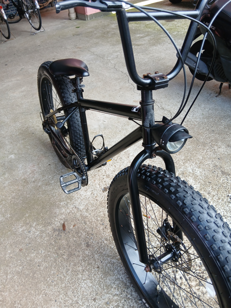 ファトバイク　自転車 ブラック
