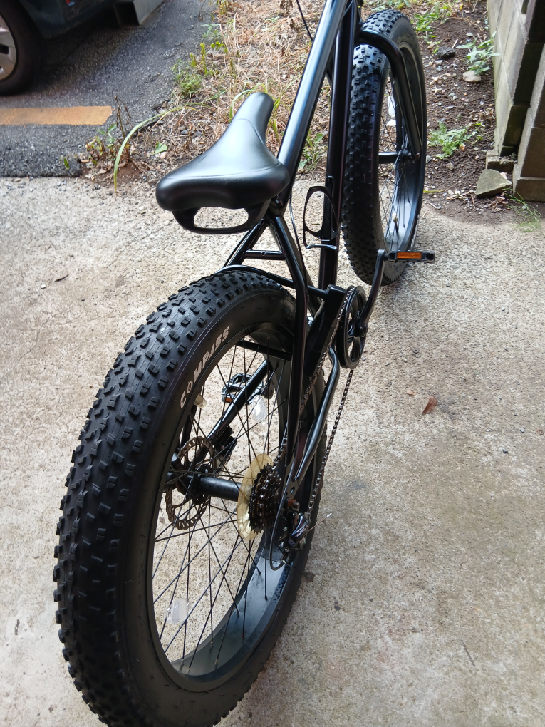 ファトバイク　自転車 ブラックの写真5枚目