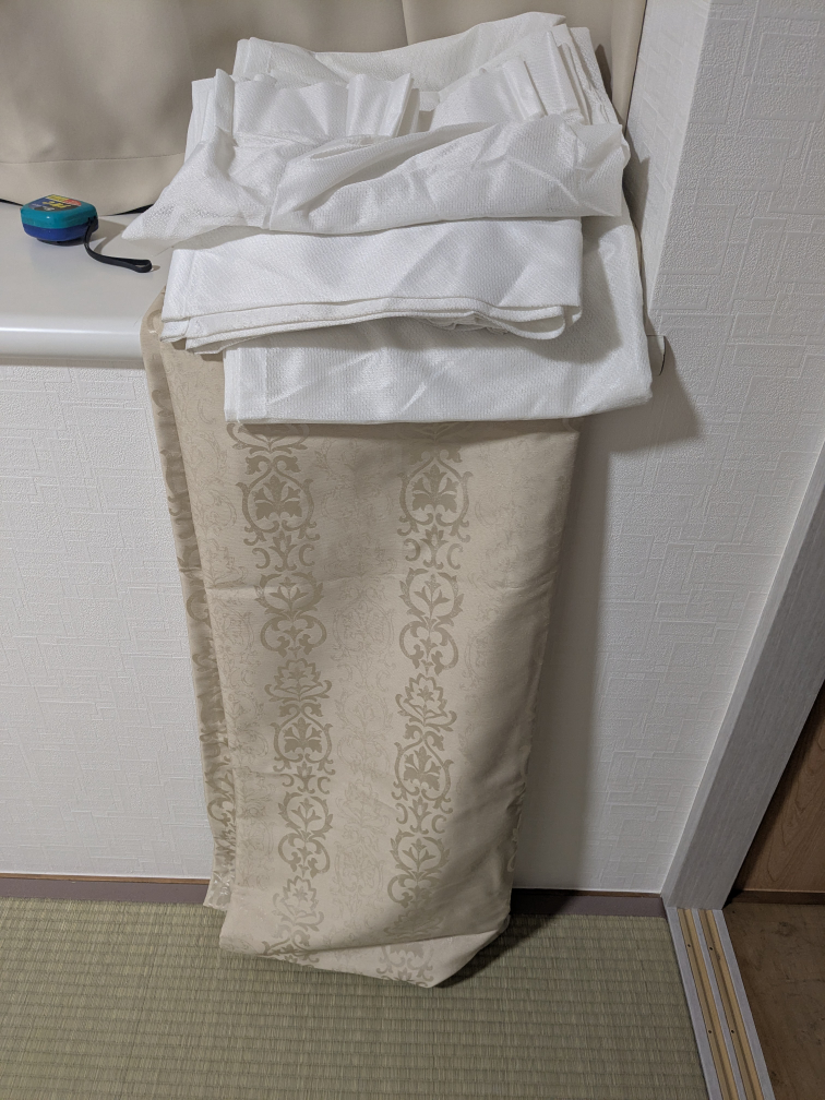カーテン 90cm(幅) x 200cm(丈) 2枚