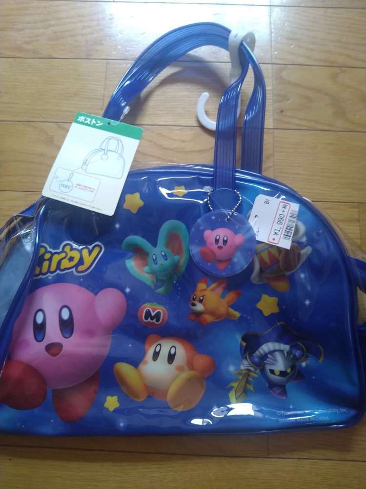 新品 バンダイ 星のカービィ ボストンバッグ 定価2189円 ネームタグ付き