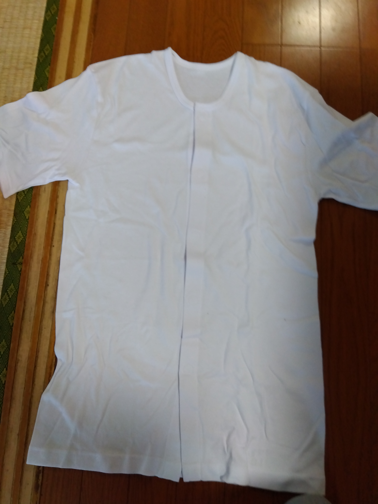 肌襦袢 Tシャツ型 白