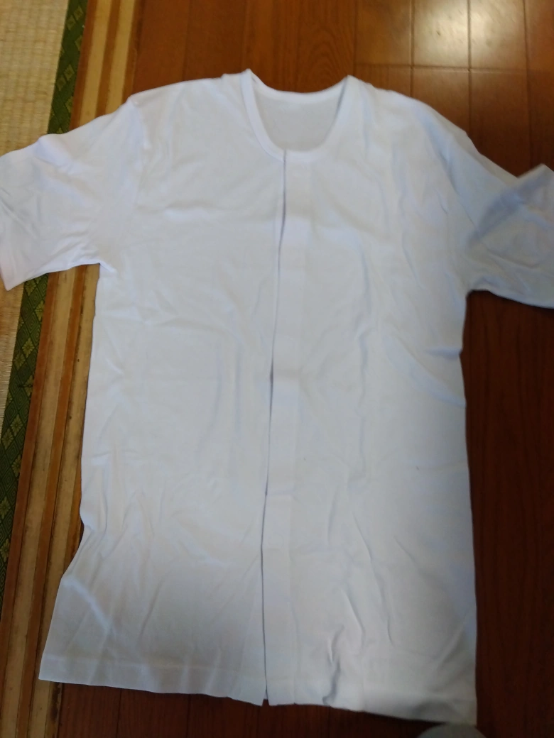 肌襦袢 Tシャツ型 白