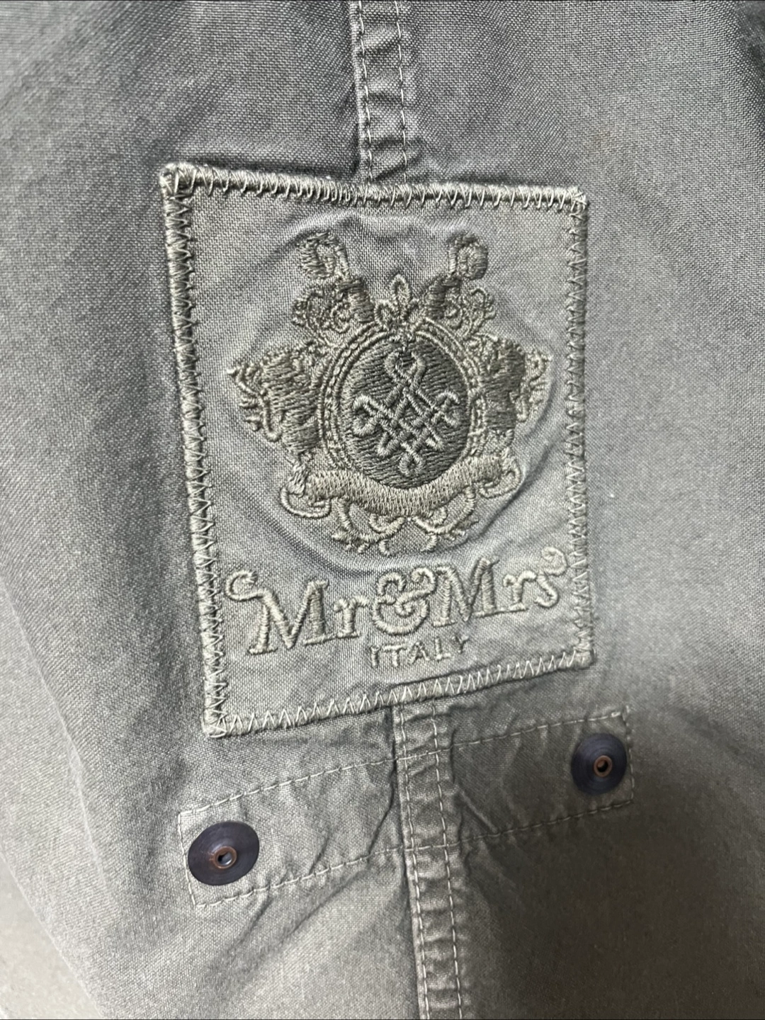 Mr & Mrs Italy オリーブグリーン パーカー M-65の写真3枚目