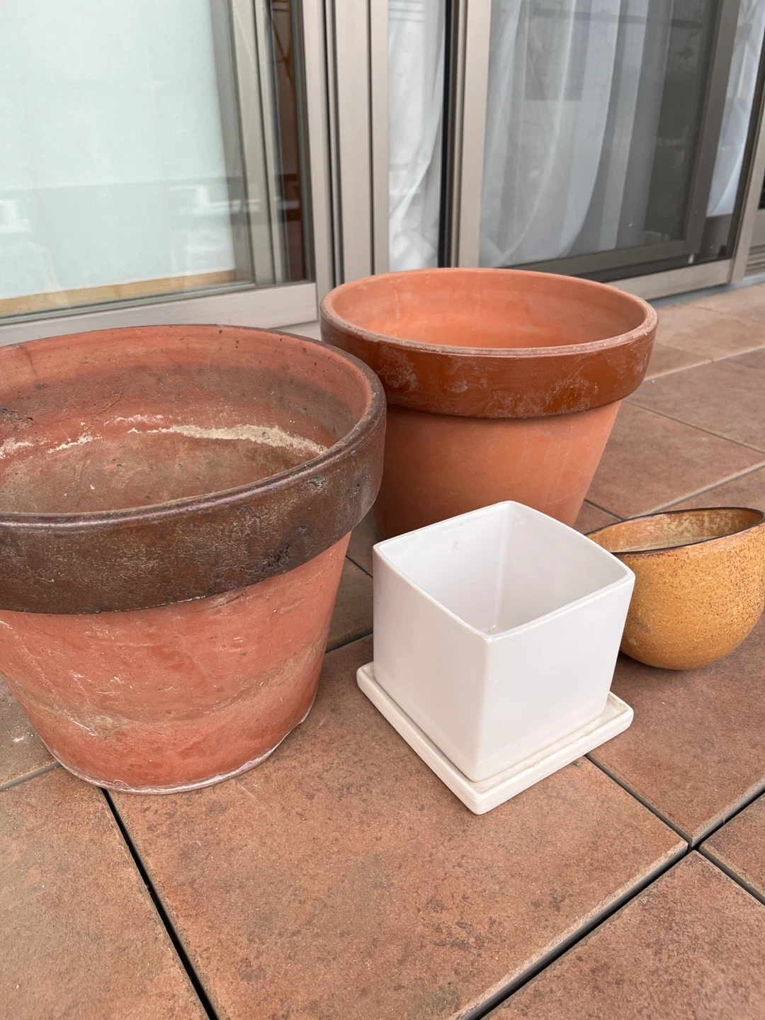 植木鉢 まとめ売り テラコッタ 白陶器 茶色焼物の写真3枚目