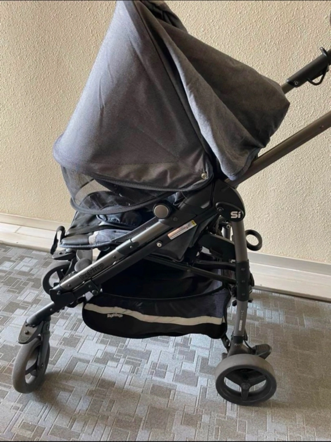KATOJI pegperego ペグペレーゴベビーカー専用フットマフ レインカバーありの写真5枚目