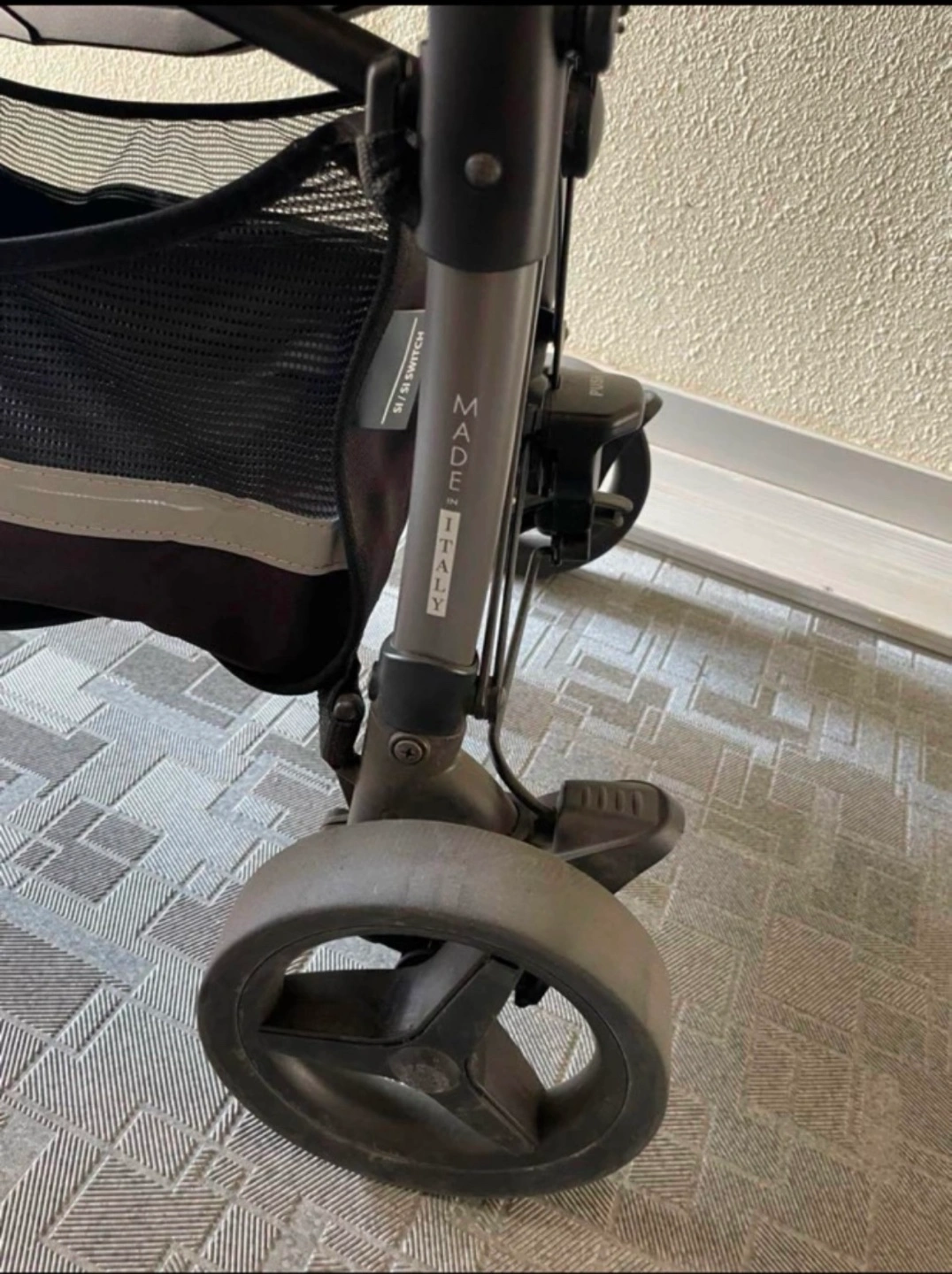 KATOJI pegperego ペグペレーゴベビーカー専用フットマフ レインカバーありの写真4枚目