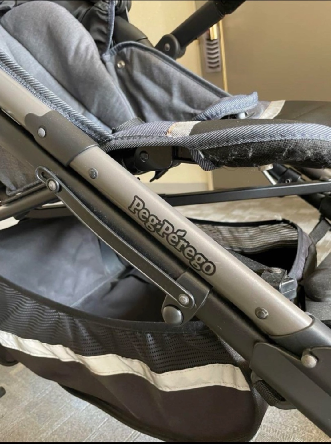 KATOJI pegperego ペグペレーゴベビーカー専用フットマフ レインカバーありの写真2枚目