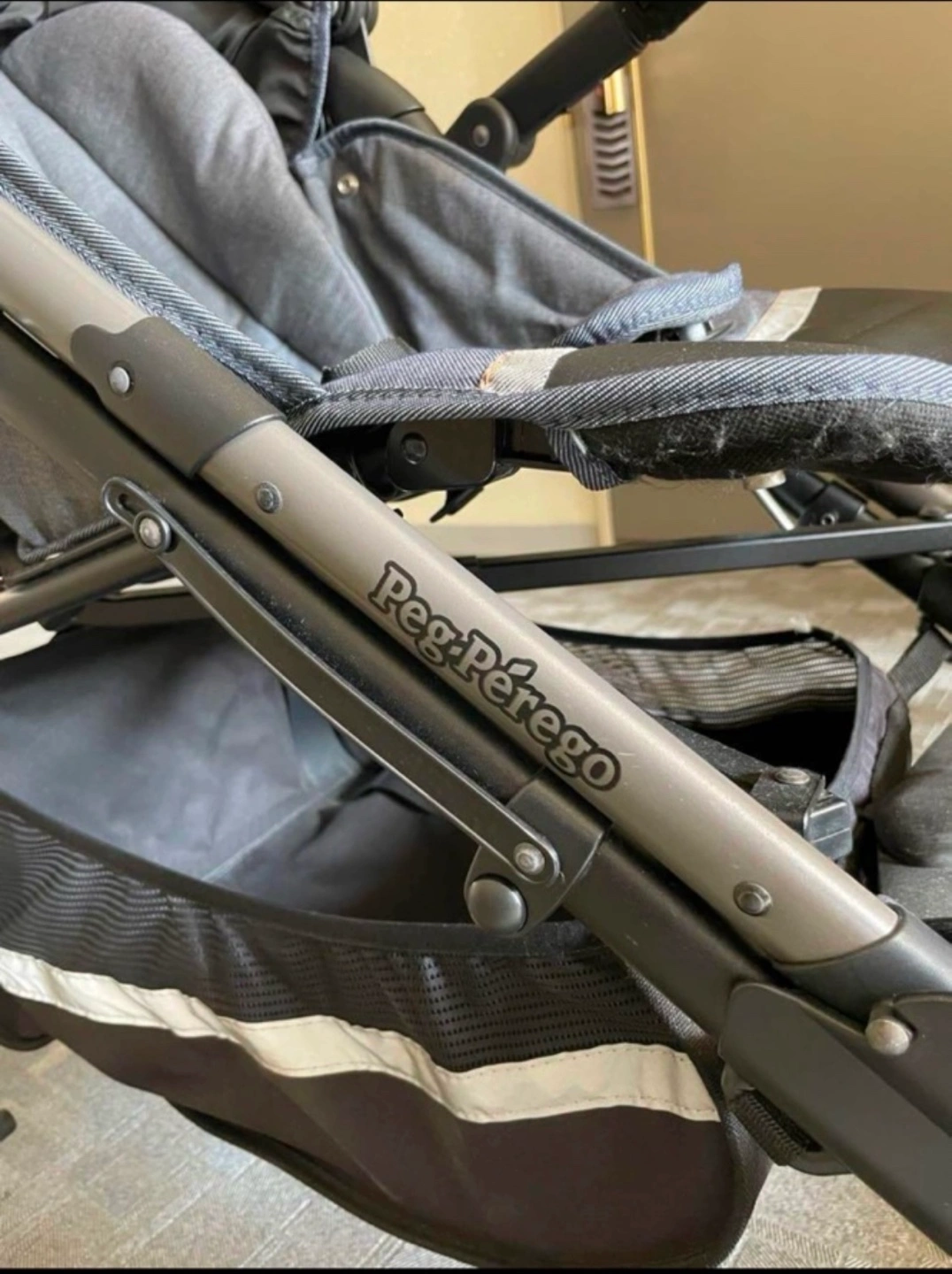 KATOJI pegperego ペグペレーゴベビーカー専用フットマフ レインカバーありの写真2枚目