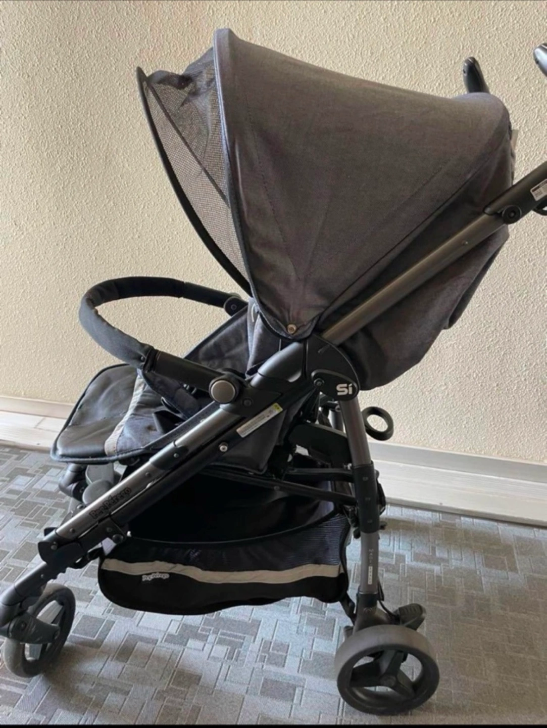 KATOJI pegperego ペグペレーゴベビーカー専用フットマフ レインカバーありの写真3枚目
