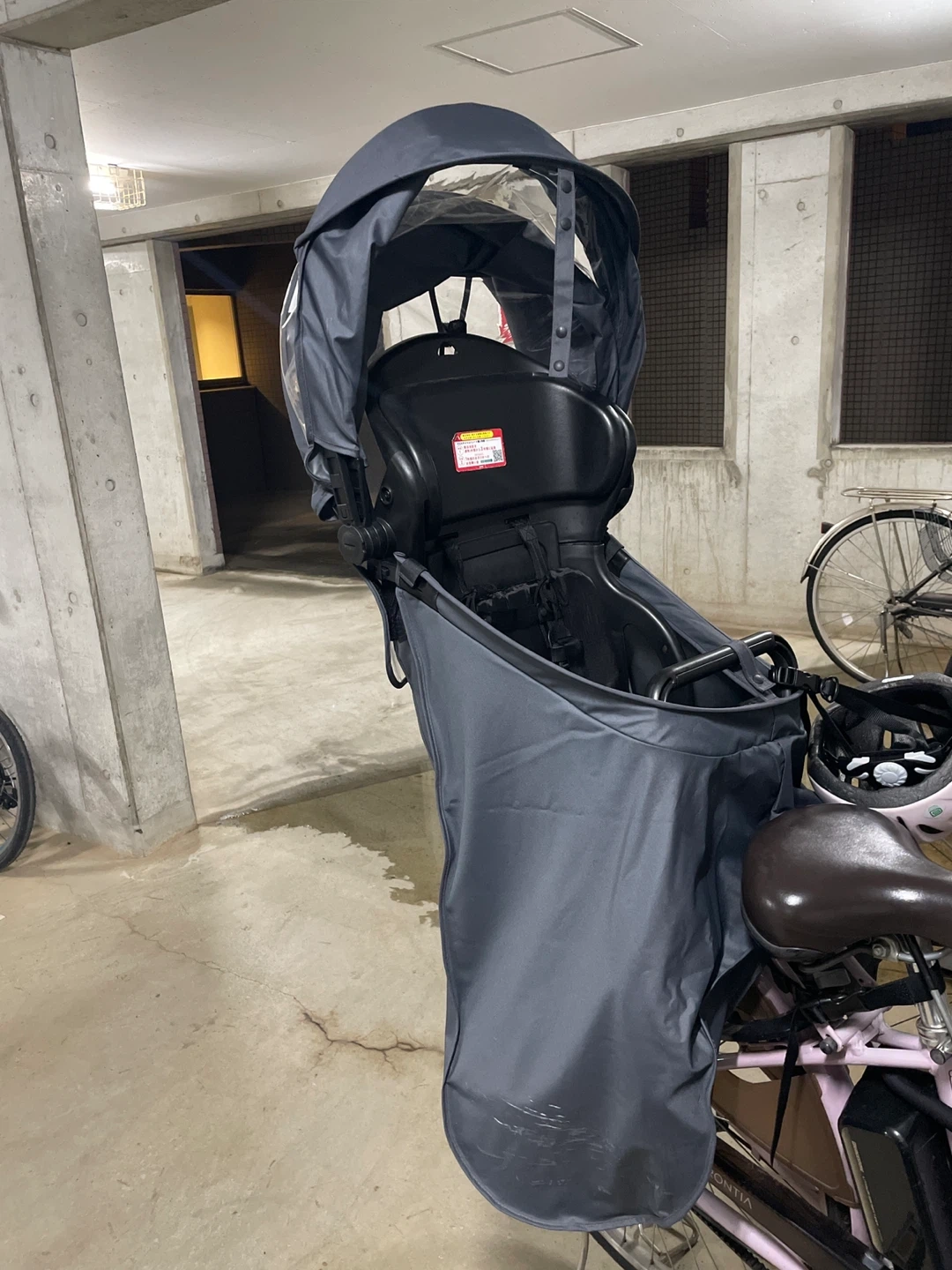 OGK チャイルドシート&レインカバーの写真5枚目