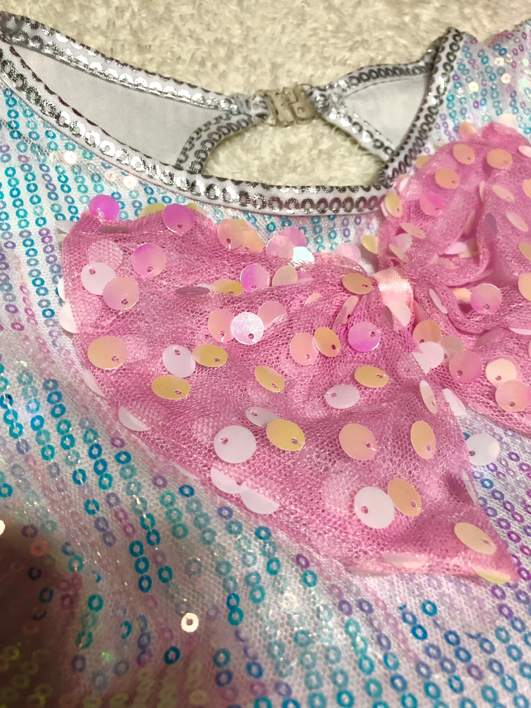 ✨🌟キッズドレス ピンク スパンコール🌟✨の写真4枚目
