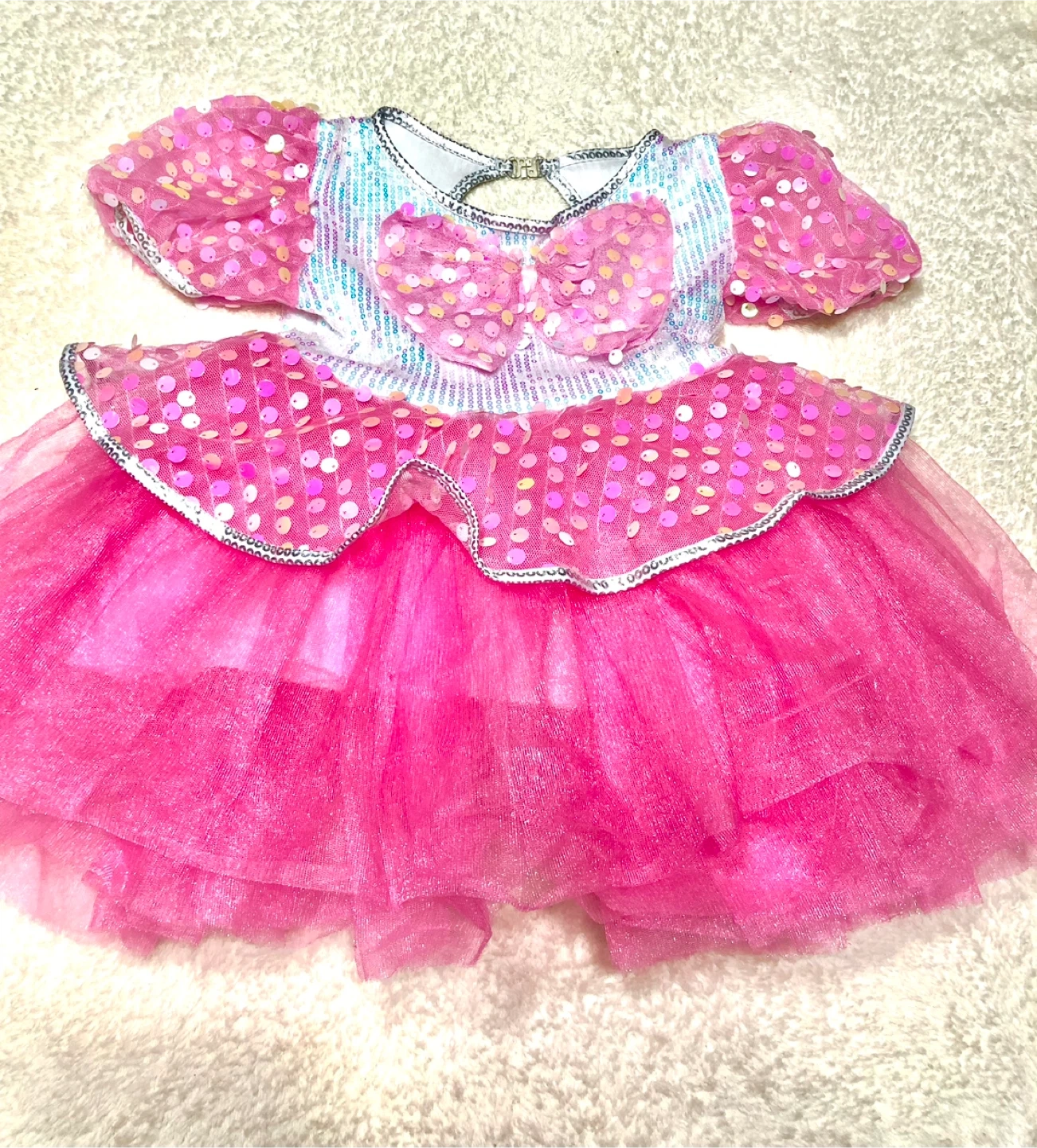 ✨🌟キッズドレス ピンク スパンコール🌟✨
