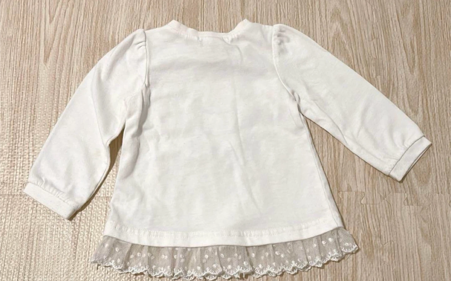 2点セット ベービー服 ジャンパー シャツ 長袖 セット うさぎ 80 女の子の写真10枚目