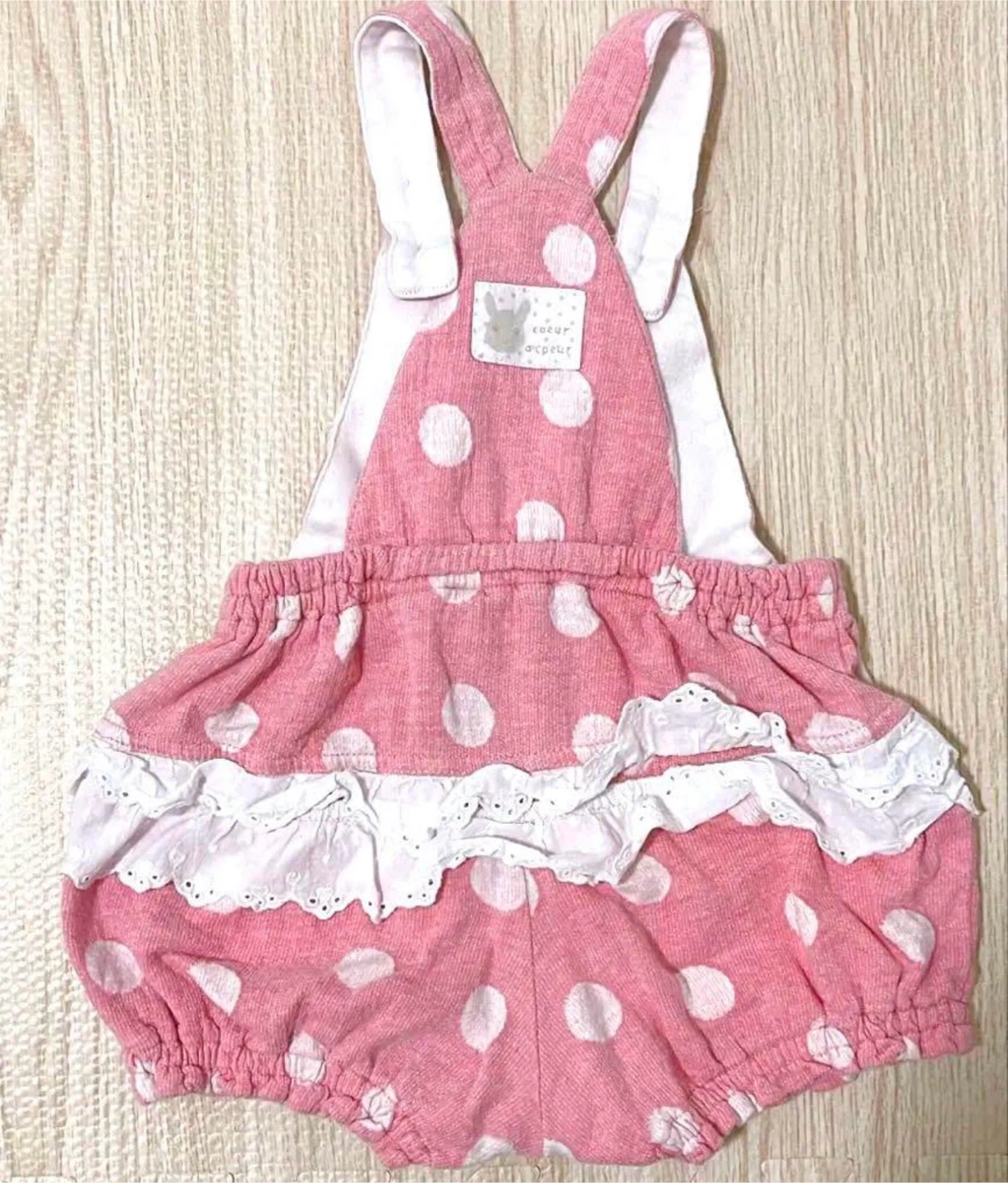 2点セット ベービー服 ジャンパー シャツ 長袖 セット うさぎ 80 女の子の写真7枚目
