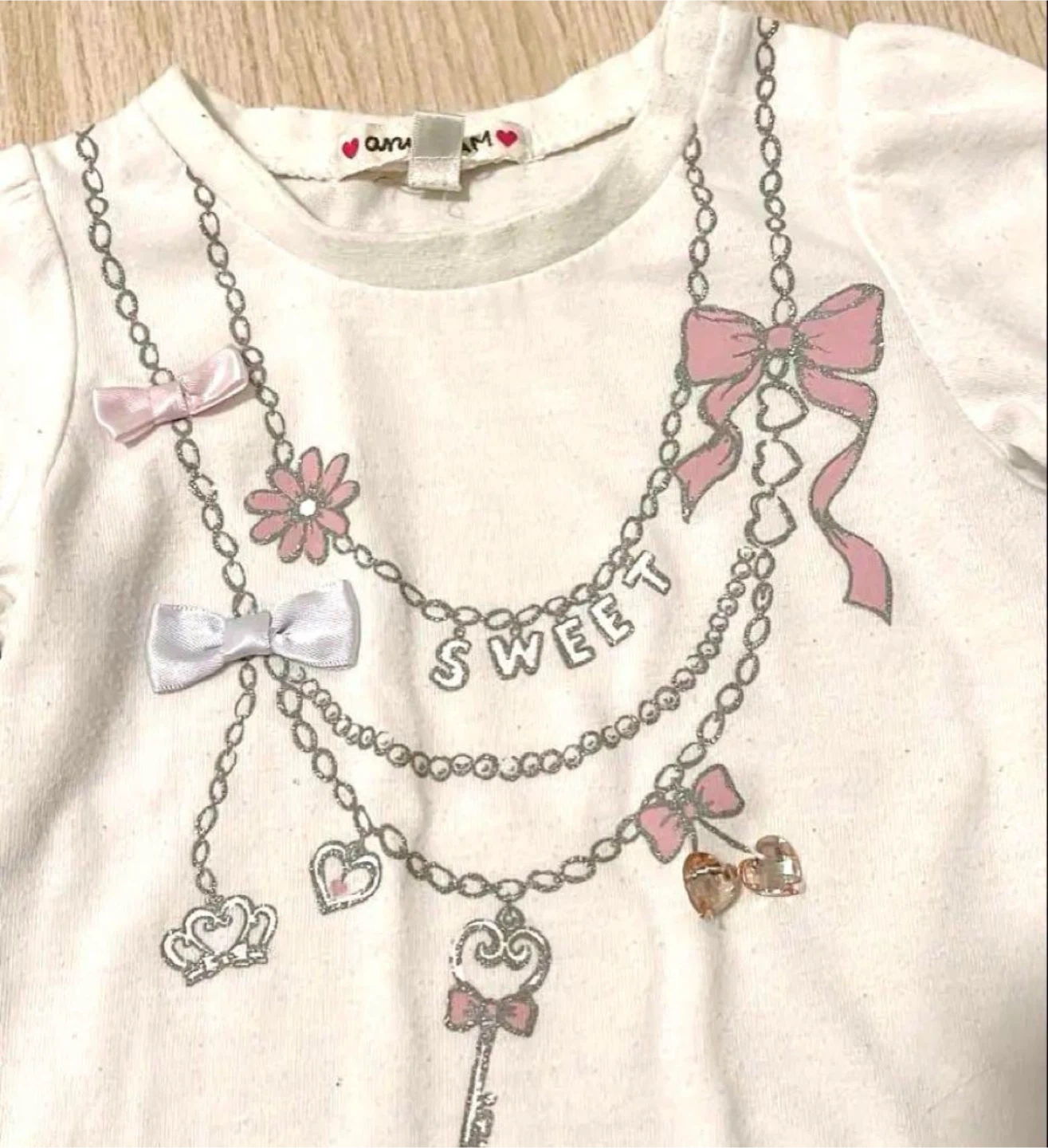 2点セット ベービー服 ジャンパー シャツ 長袖 セット うさぎ 80 女の子の写真9枚目