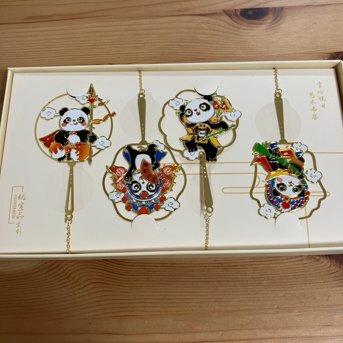 新品未使用★アンティーク風 ブックマーク 本 4枚セット 箱付き!の写真2枚目