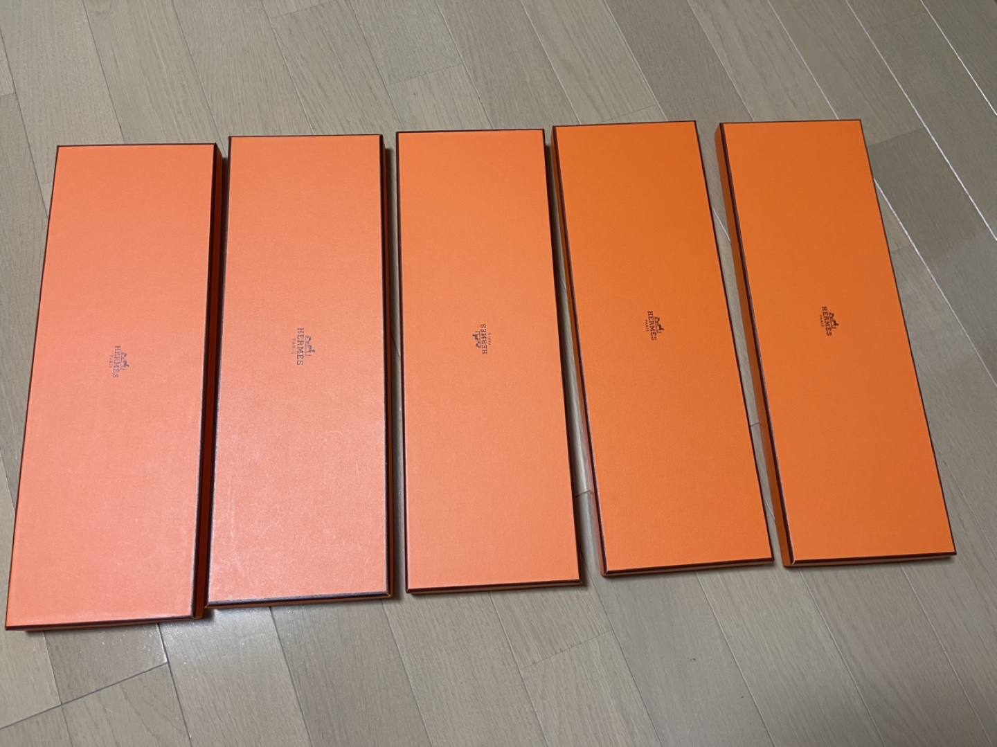 m*r様 未使用品　HERMES　エルメス　2点セット　オレンジ　箱付 m*r様 未使用品 HERMES エルメス 2点セット オレンジ 箱付 楽天