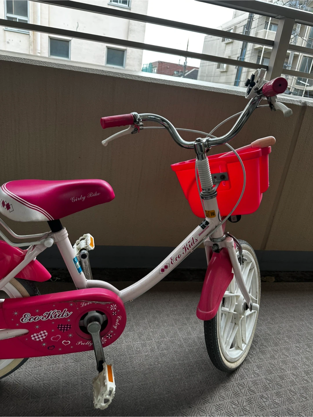 子供用自転車 ピンク色の写真4枚目