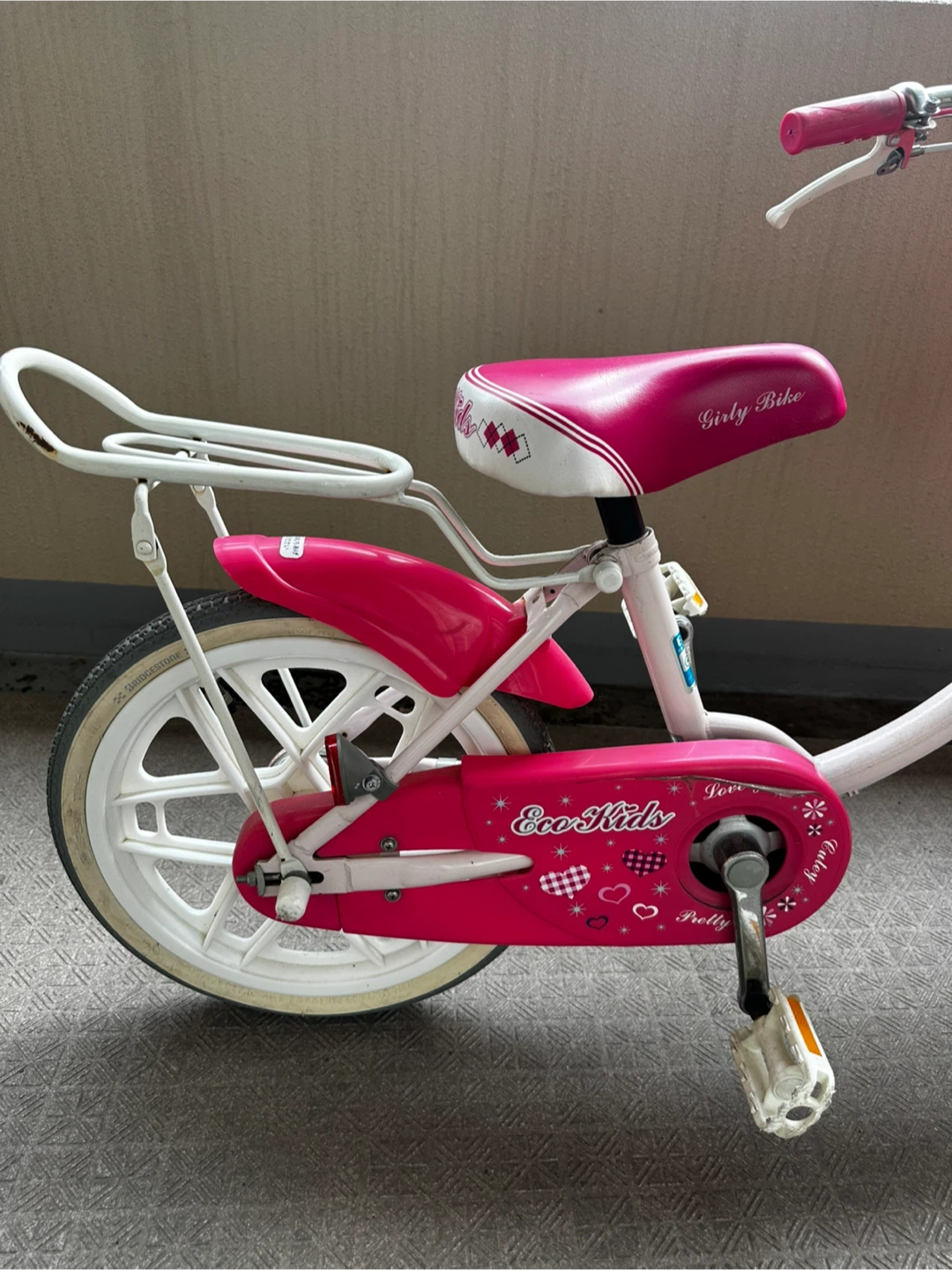 子供用自転車 ピンク色の写真2枚目