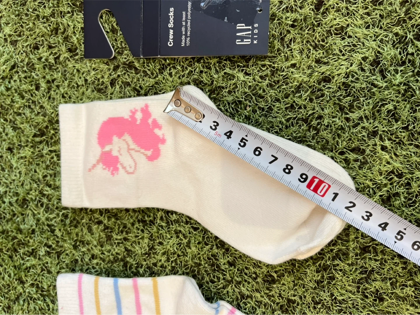 新品未使用 ギャップ レギンス 120cm と靴下3足セット Sサイズ 巾着付きの写真5枚目