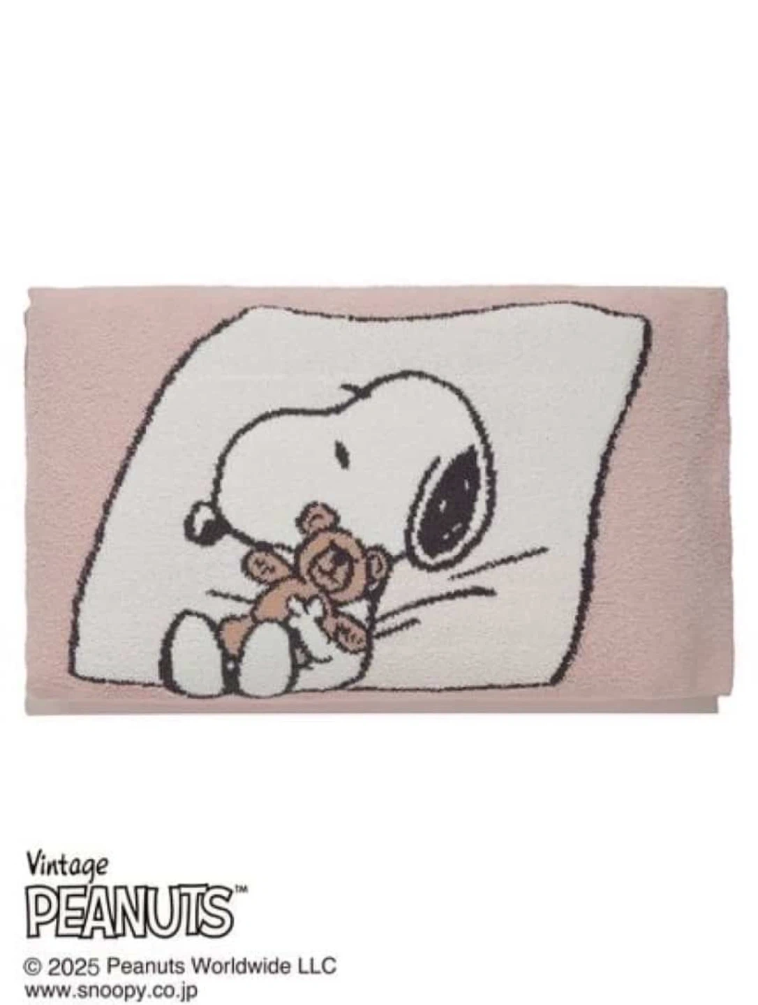 ジェラートピケ 【PEANUTS】【Sleep】SNOOPY×BEAR ジャガードマルチカバー・ジャガードピローケースの写真5枚目