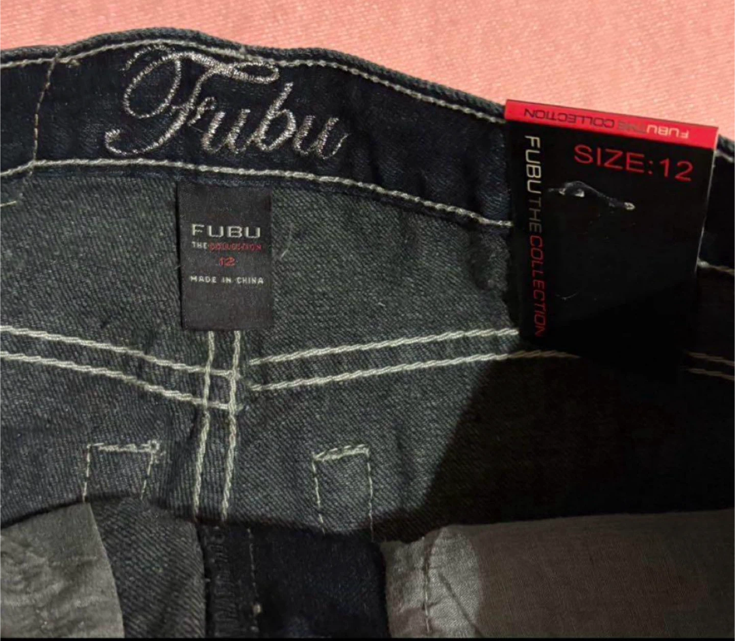 FUBU デニムパンツ ハーフパンツの写真5枚目
