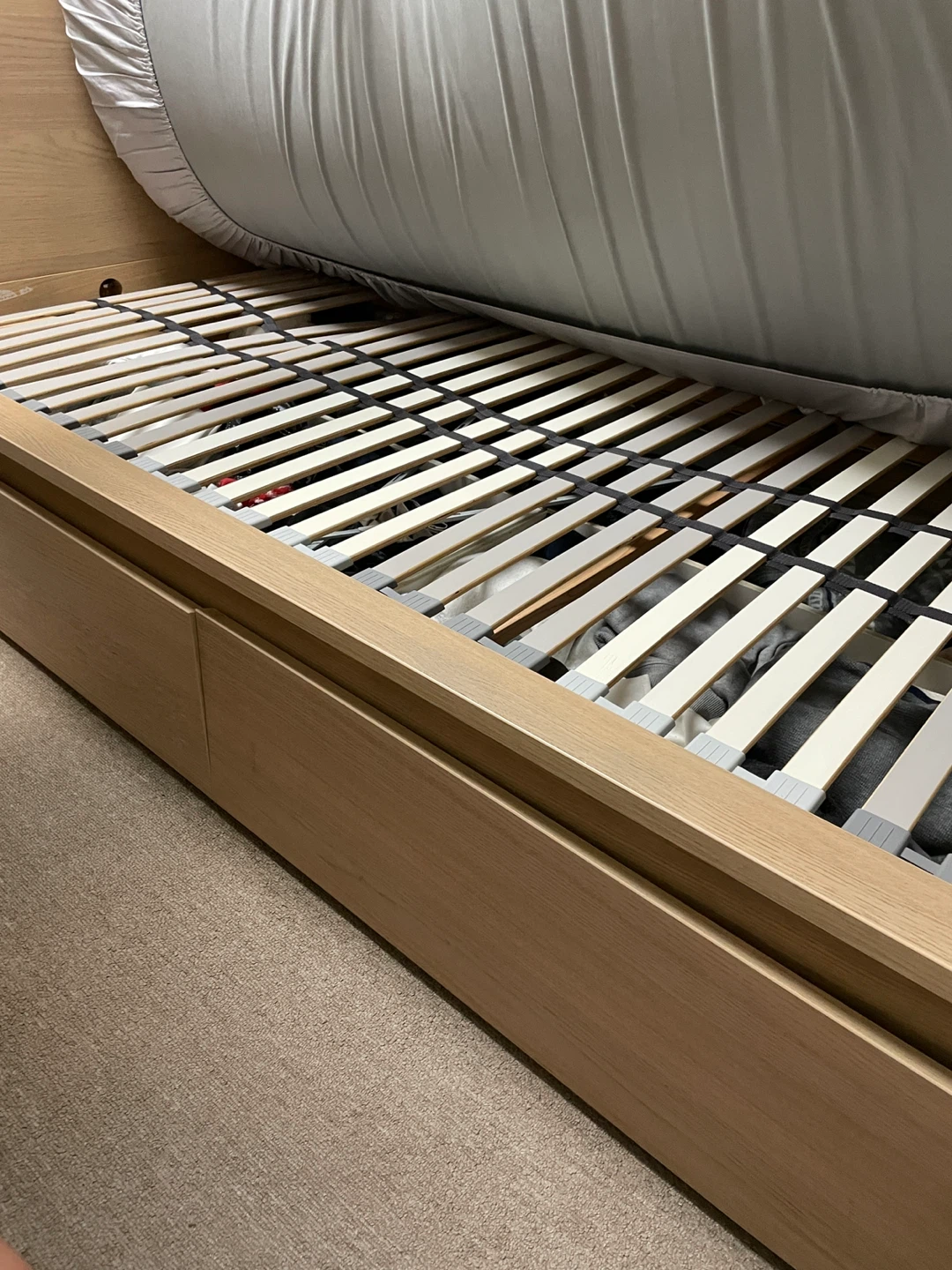 IKEA マルム　イケア　ベッド　マットレスセット シングルベッドの写真7枚目