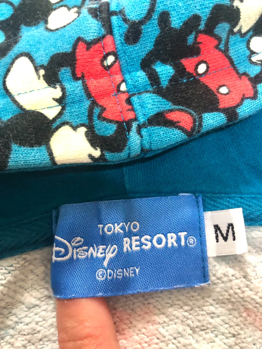 🩵✨🌟ディズニーリゾート ジップアップパーカー Mサイズ🌟✨の写真2枚目