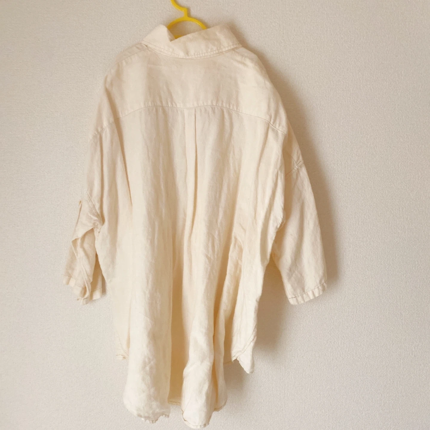 定価約2万円 ほぼ未使用 nest robe ネストローブ リネン 麻100% シャツの写真2枚目
