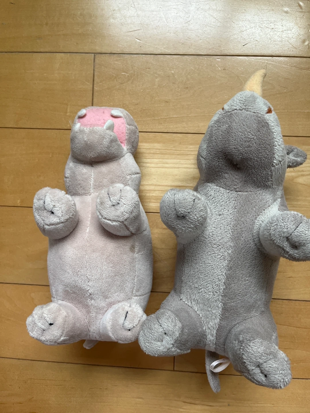 カバとサイ ぬいぐるみセットの写真6枚目