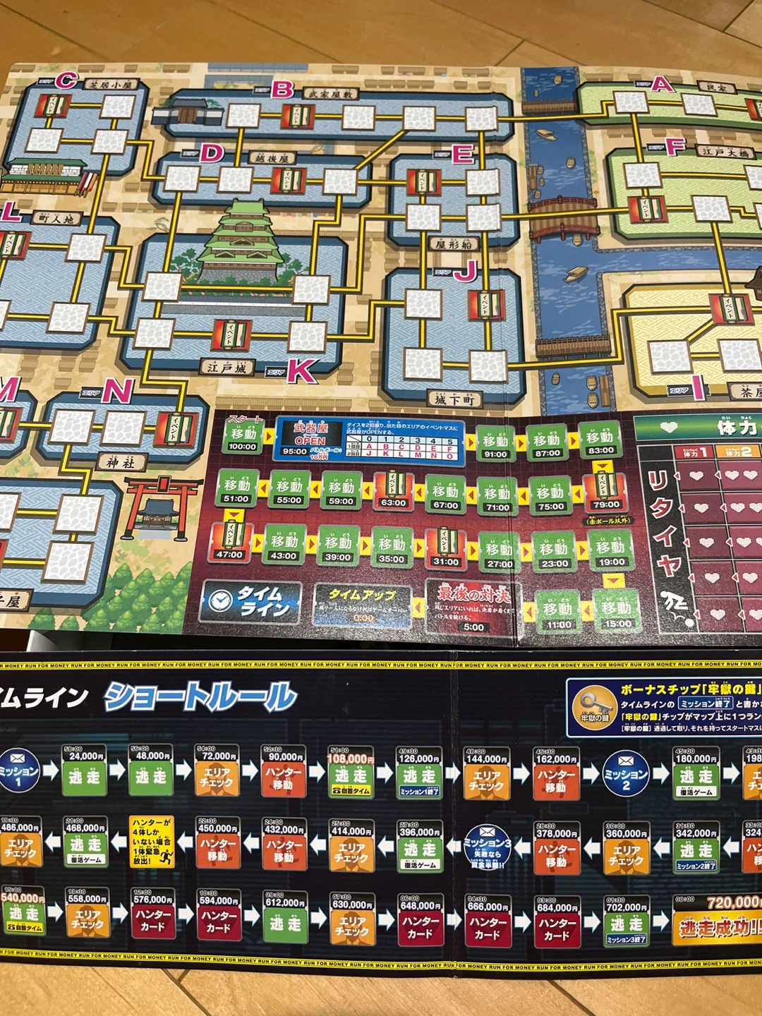 バンダイ 逃走中 戦闘中 2WAYボードゲームの写真4枚目
