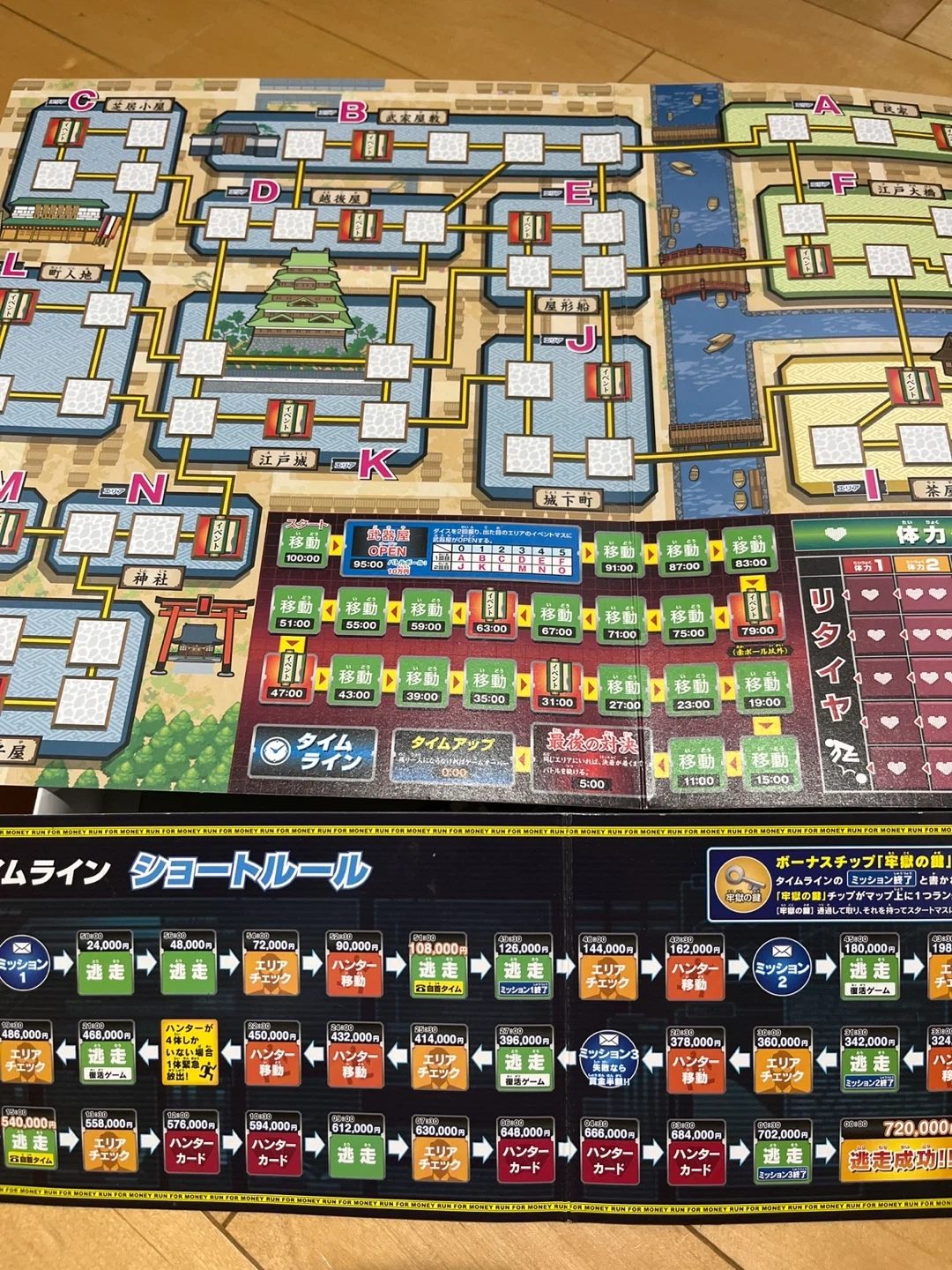 バンダイ 逃走中 戦闘中 2WAYボードゲームの写真4枚目