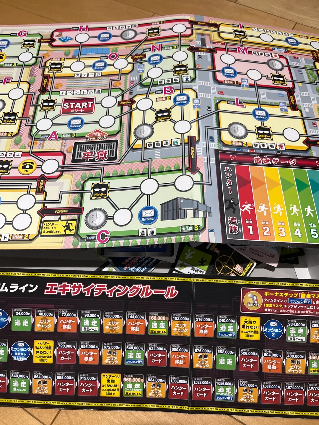 バンダイ 逃走中 戦闘中 2WAYボードゲームの写真3枚目