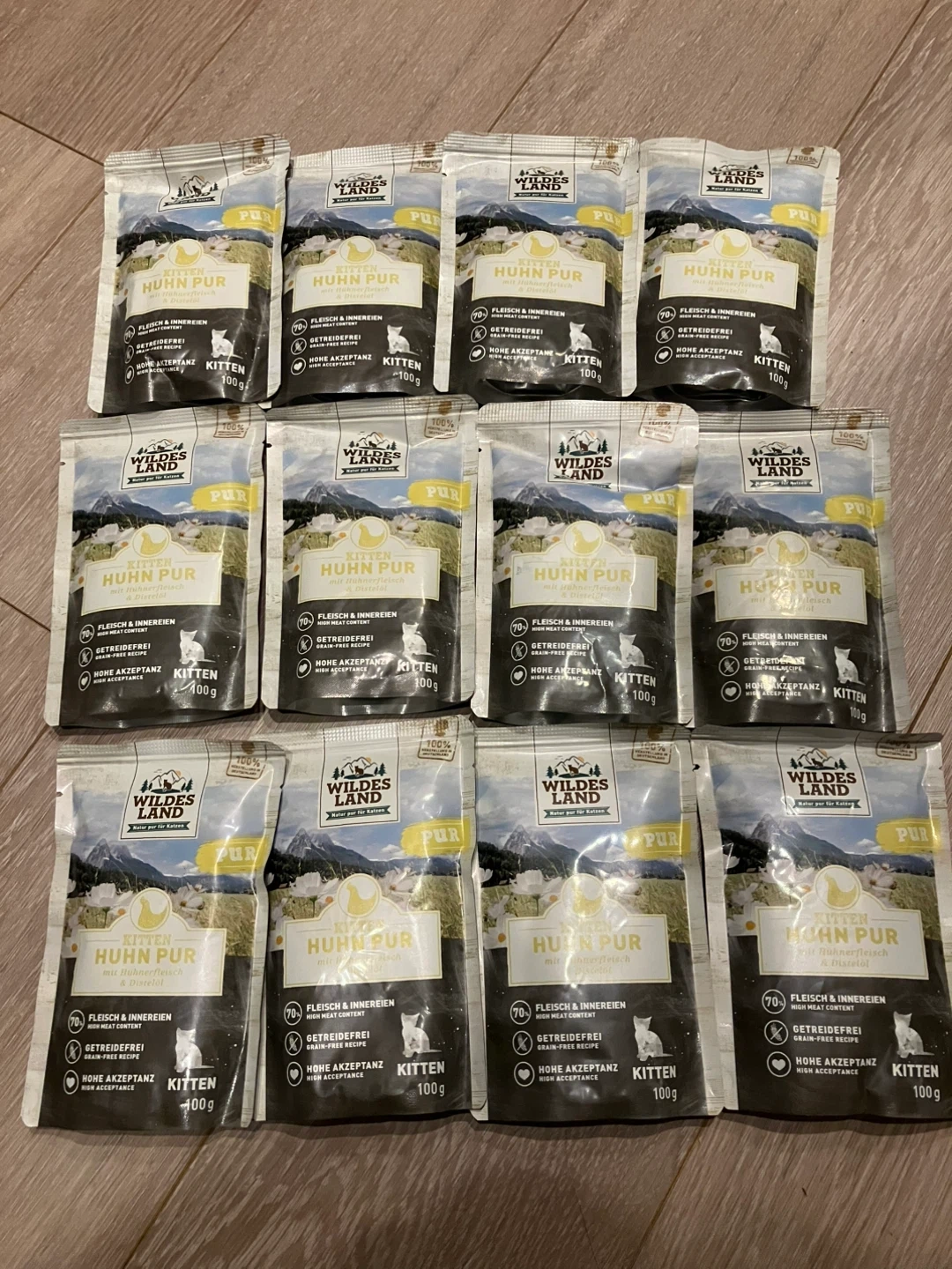 【ワイルドランド】ピュアライン キャットフード 100g 12袋