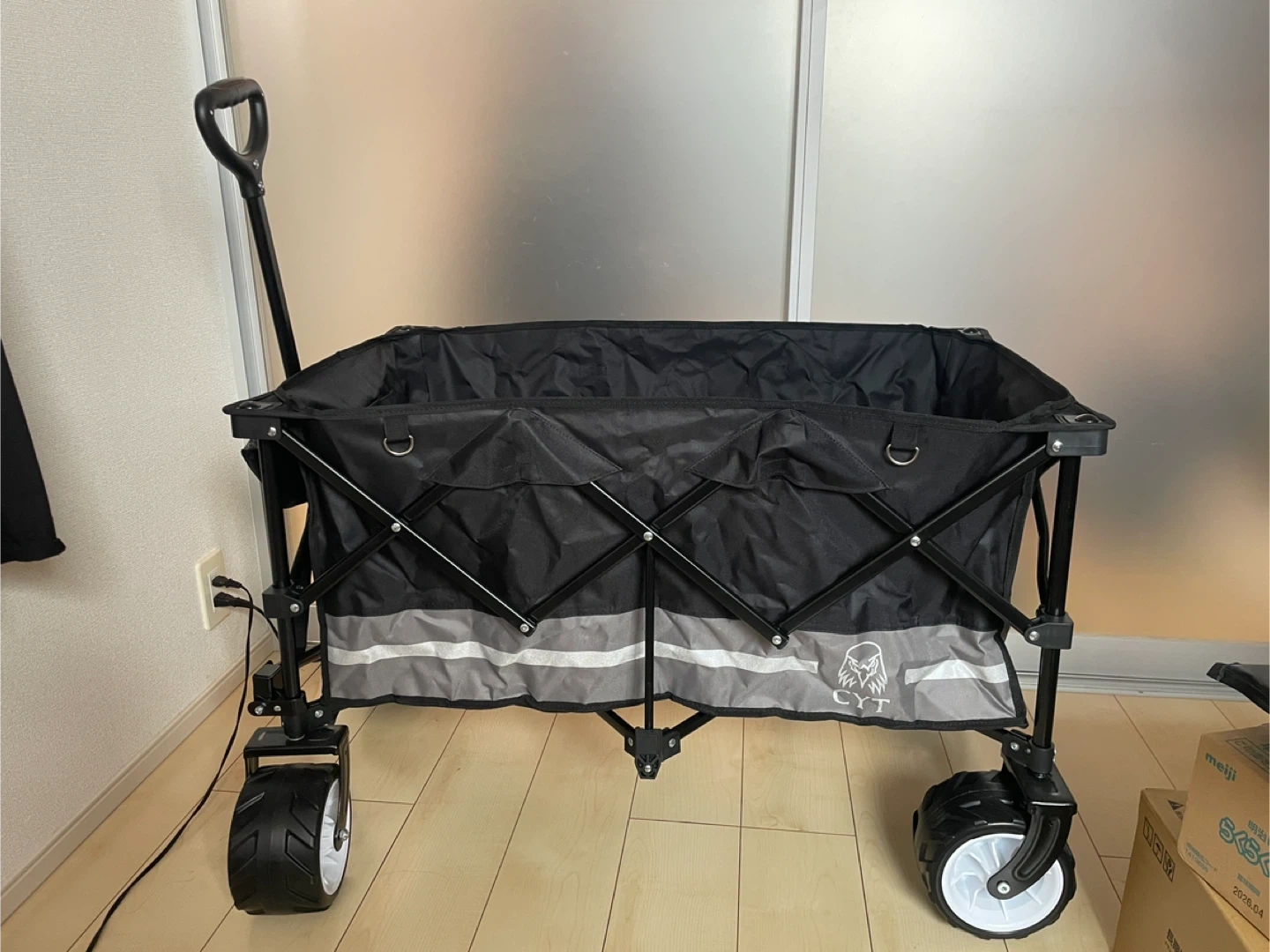 CYT キャリーワゴン 大容量 156L 耐荷重100kg アウトドアワゴン キ