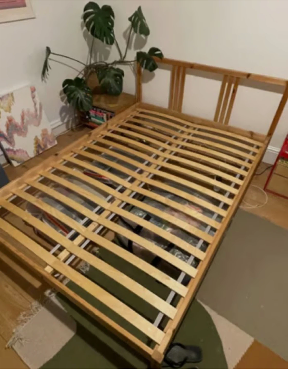 木製ベッドフレーム IKEA