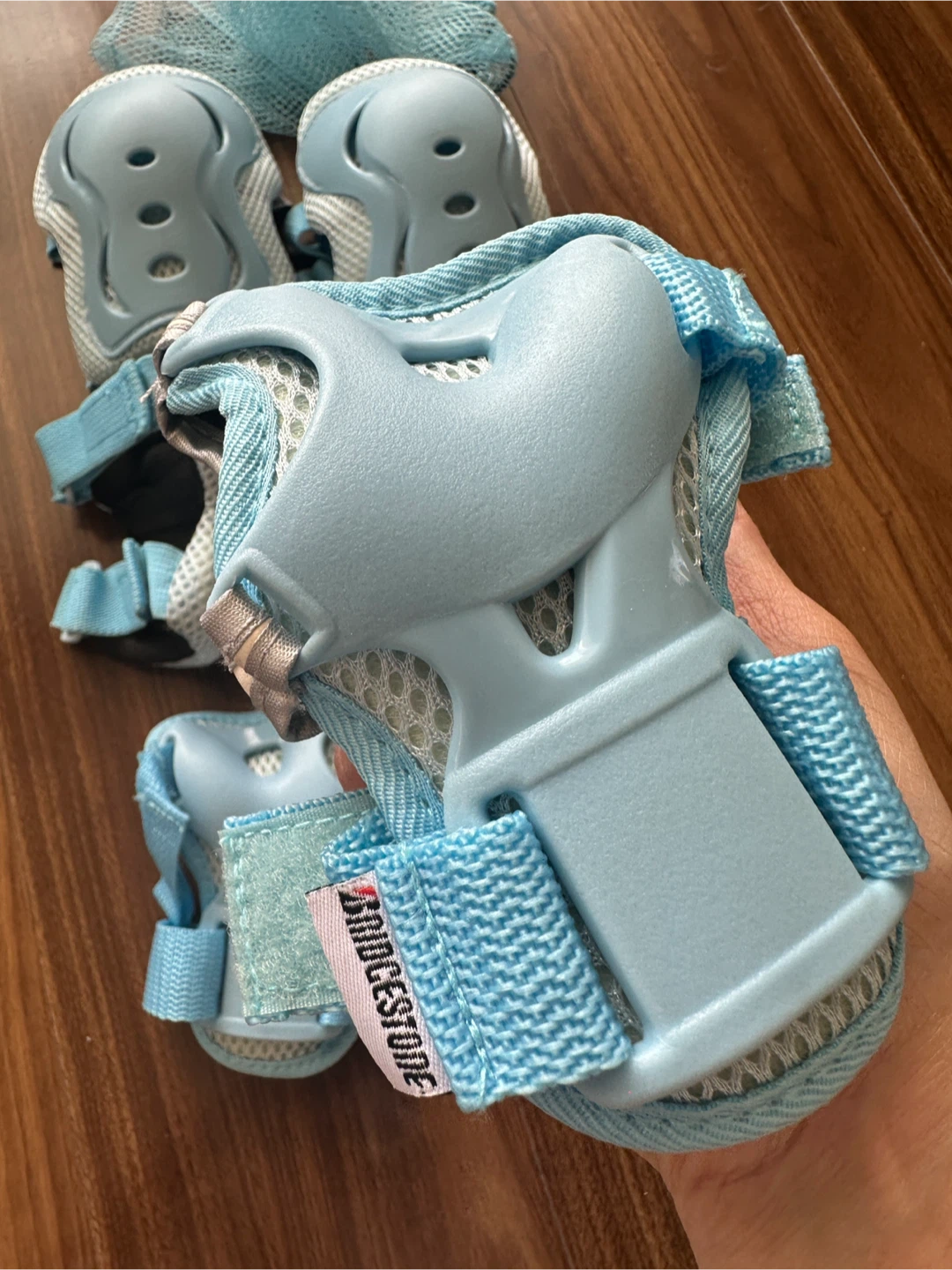 ブリヂストン プロテクターセット 水色の写真3枚目