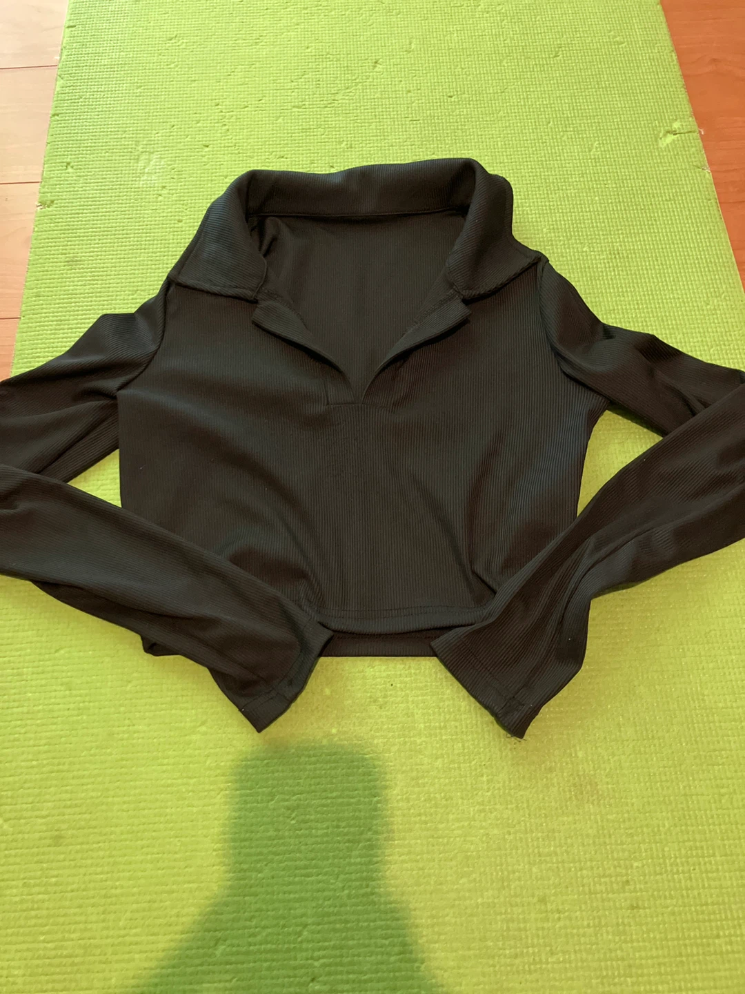 シーイン 長袖トップス 黒 Sサイズ