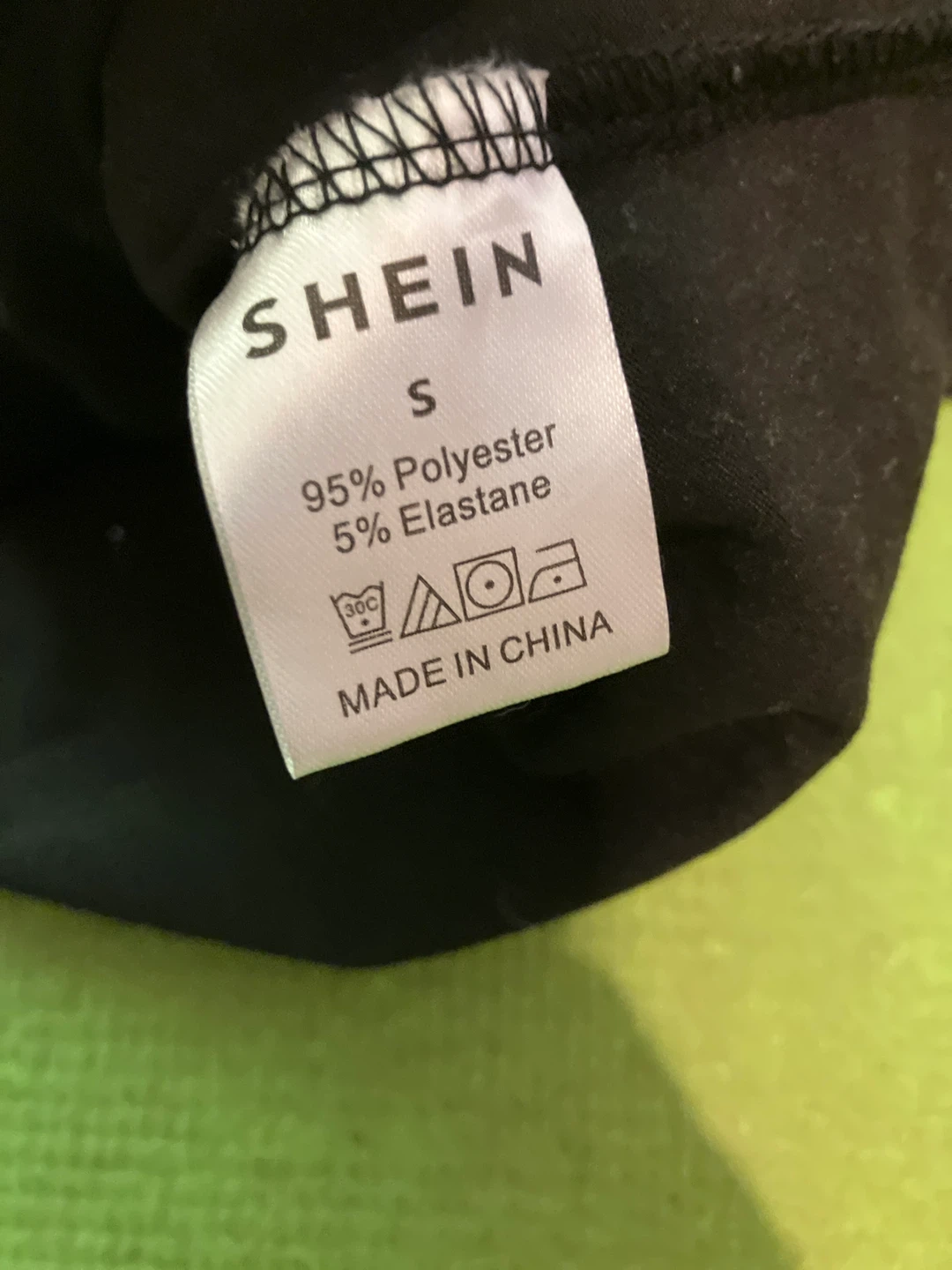 シーイン ポロシャツ ブラック Sサイズの写真2枚目