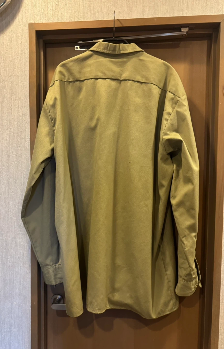 ディッキーズ 長袖シャツ カーキ XLTの写真2枚目